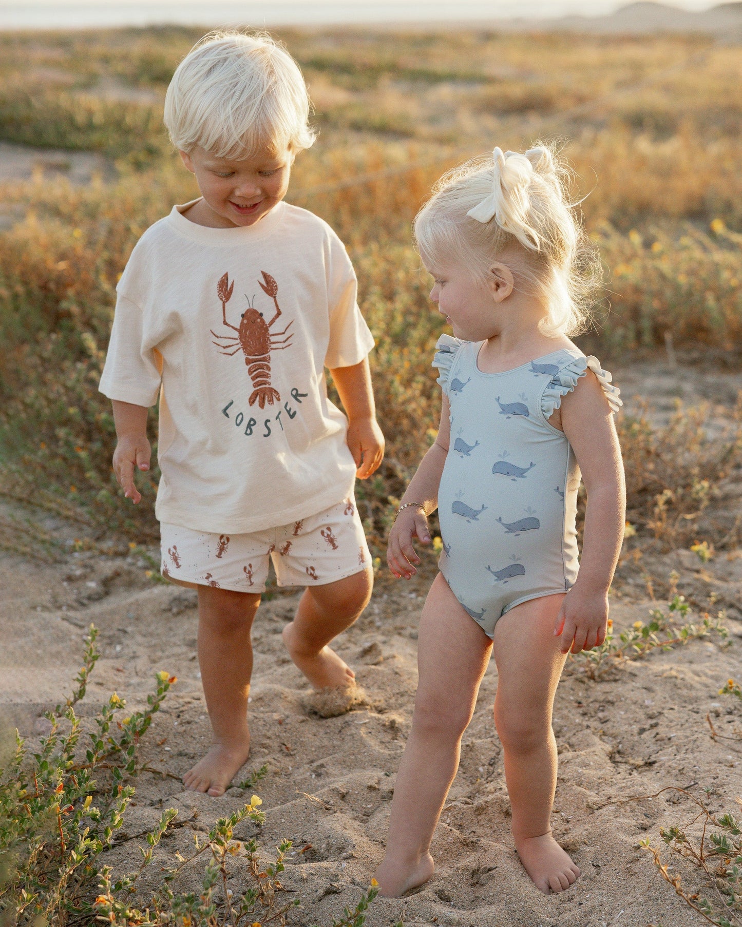 Scoop Back Onepiece Whales