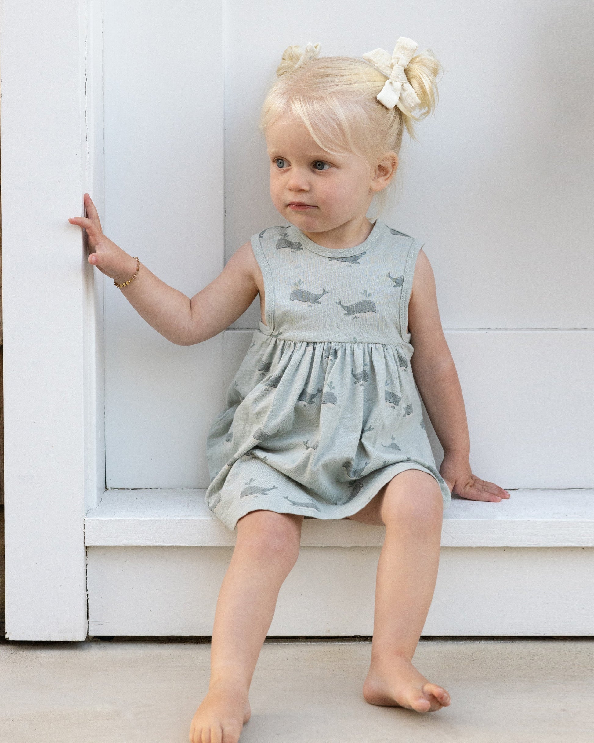 Layla Dress Whales