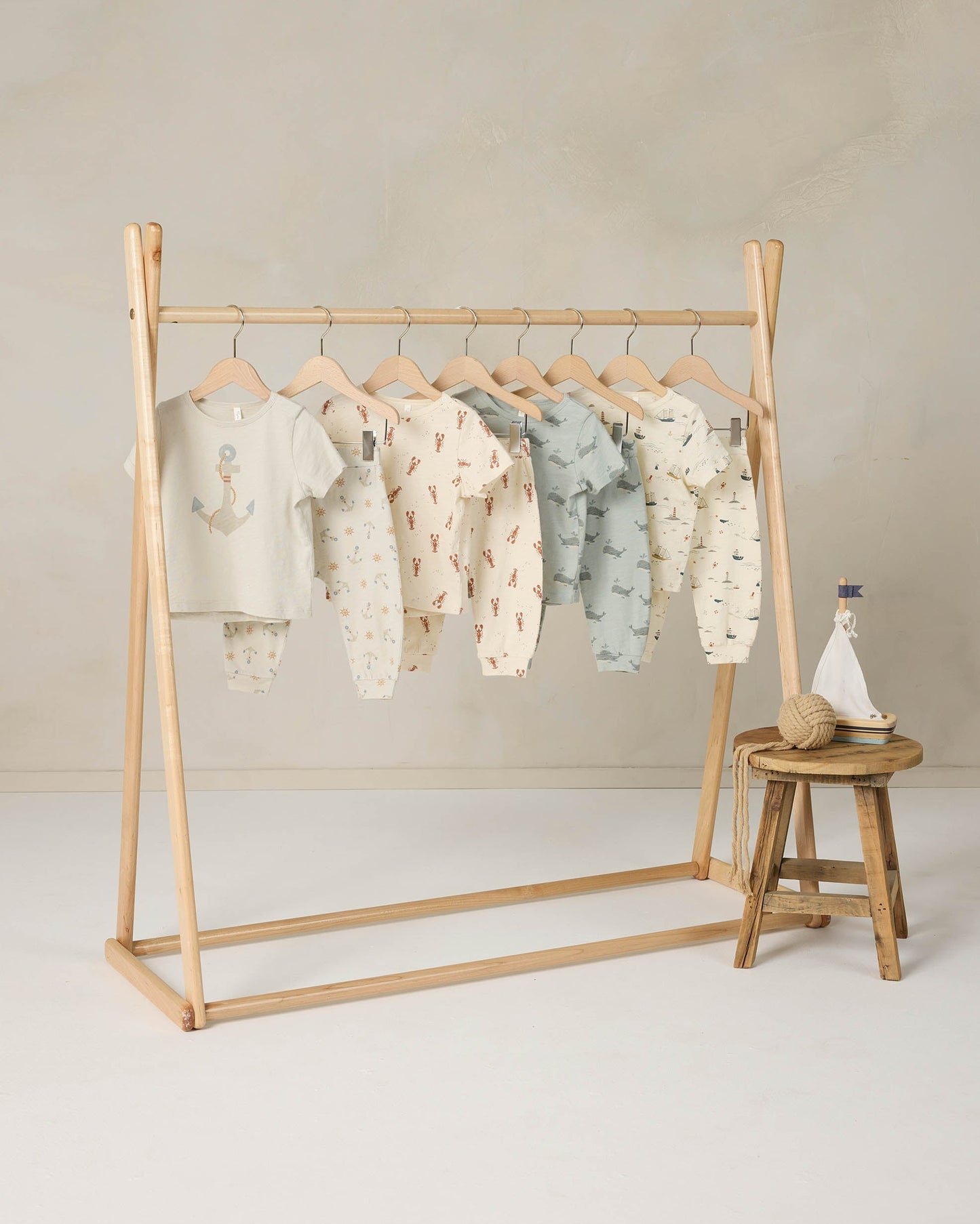 Tee + Slouch Pant Set Anchors