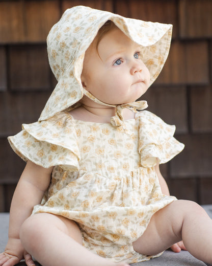 Roxy Romper Yellow Floral