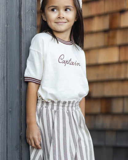 Sasha Skort Brown Stripe