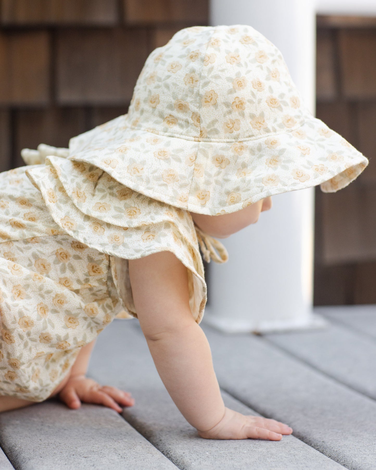 Roxy Romper Yellow Floral