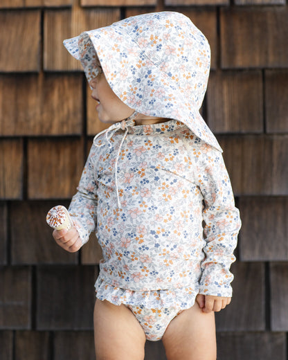 Rashguard Girls Set Flower Fields