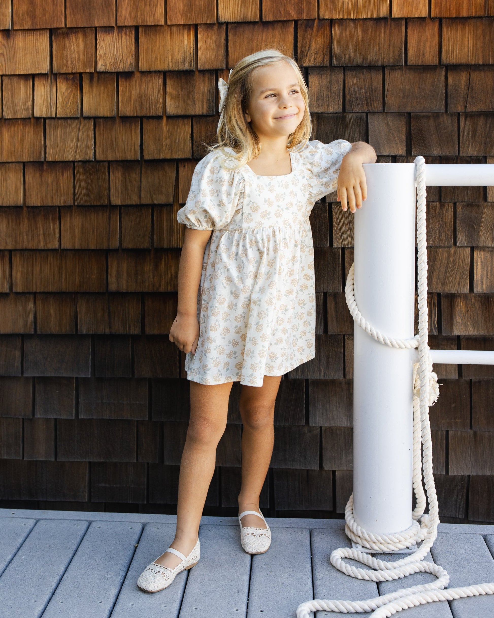 Brea Dress Yellow Ditsy