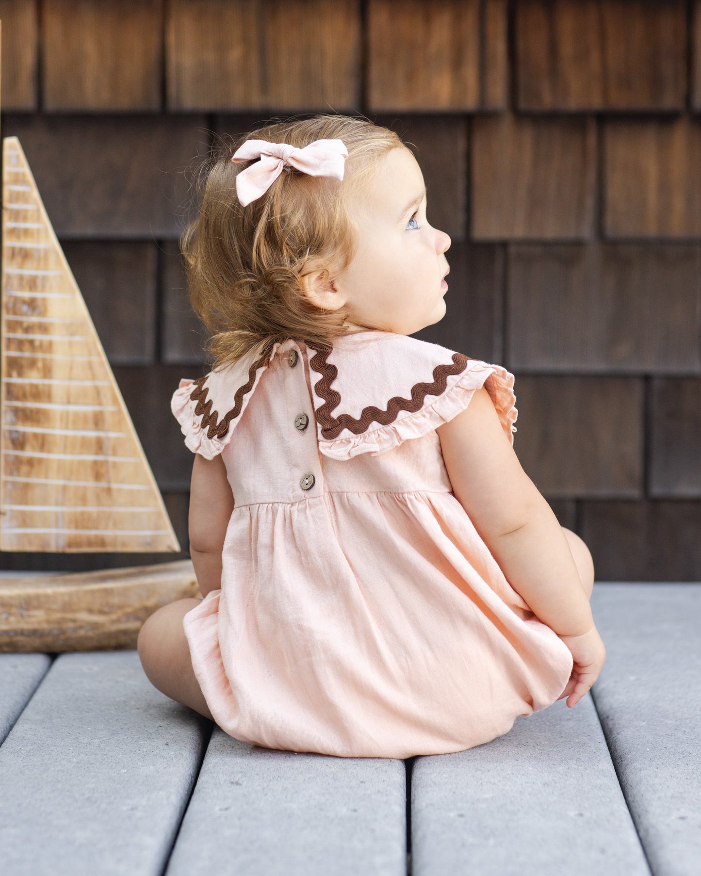 Cove Romper Blush