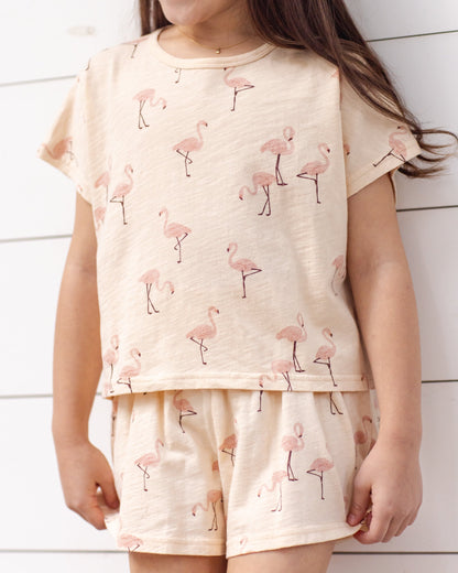 Raegan Set Flamingo