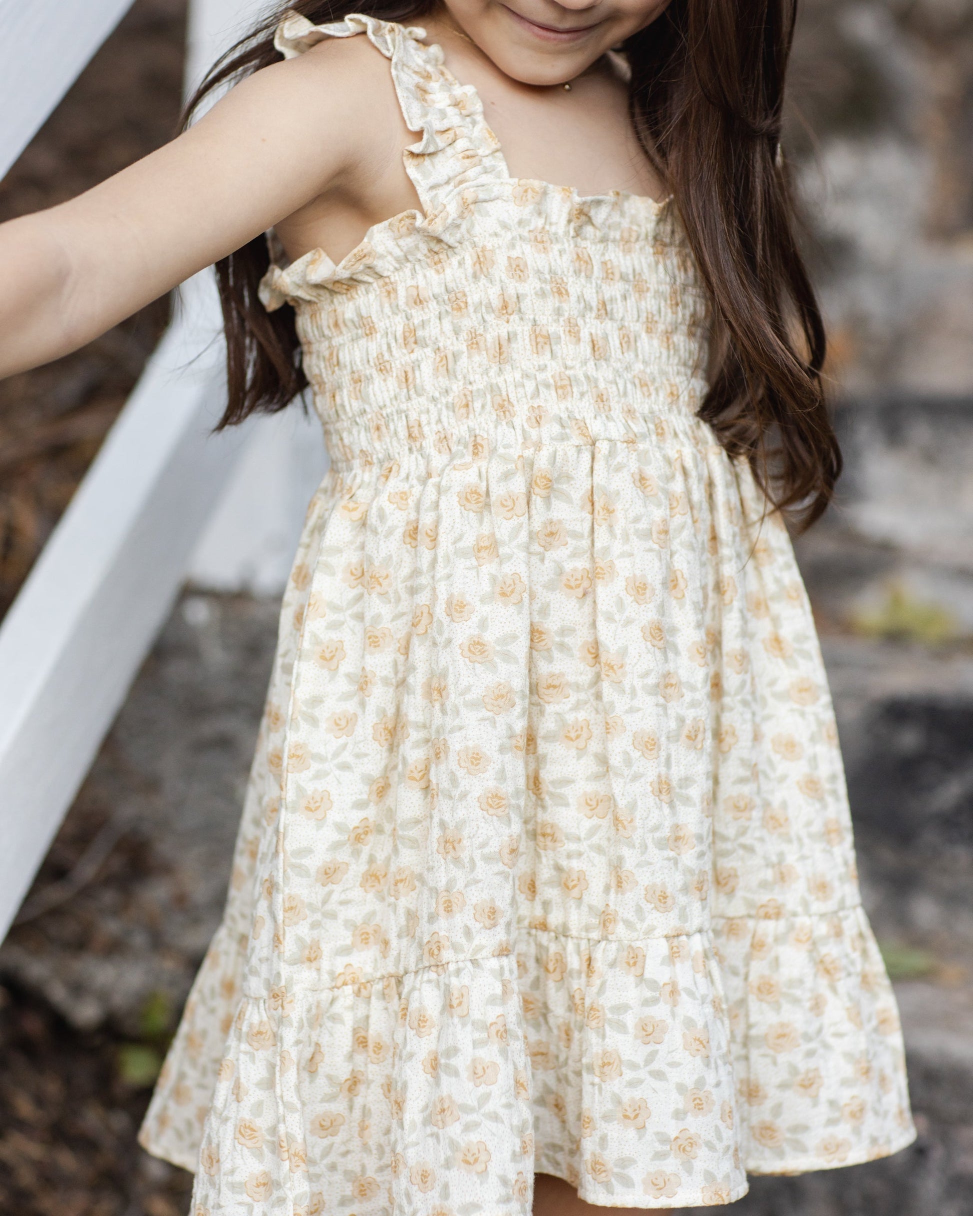 Sutton Dress Yellow Floral
