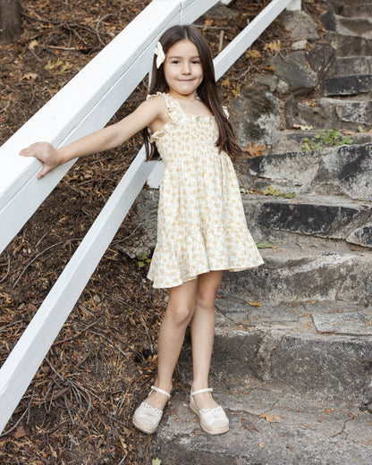 Sutton Dress Yellow Floral