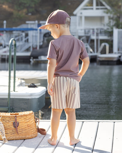 Boardshort Brown Butterscotch Stripe