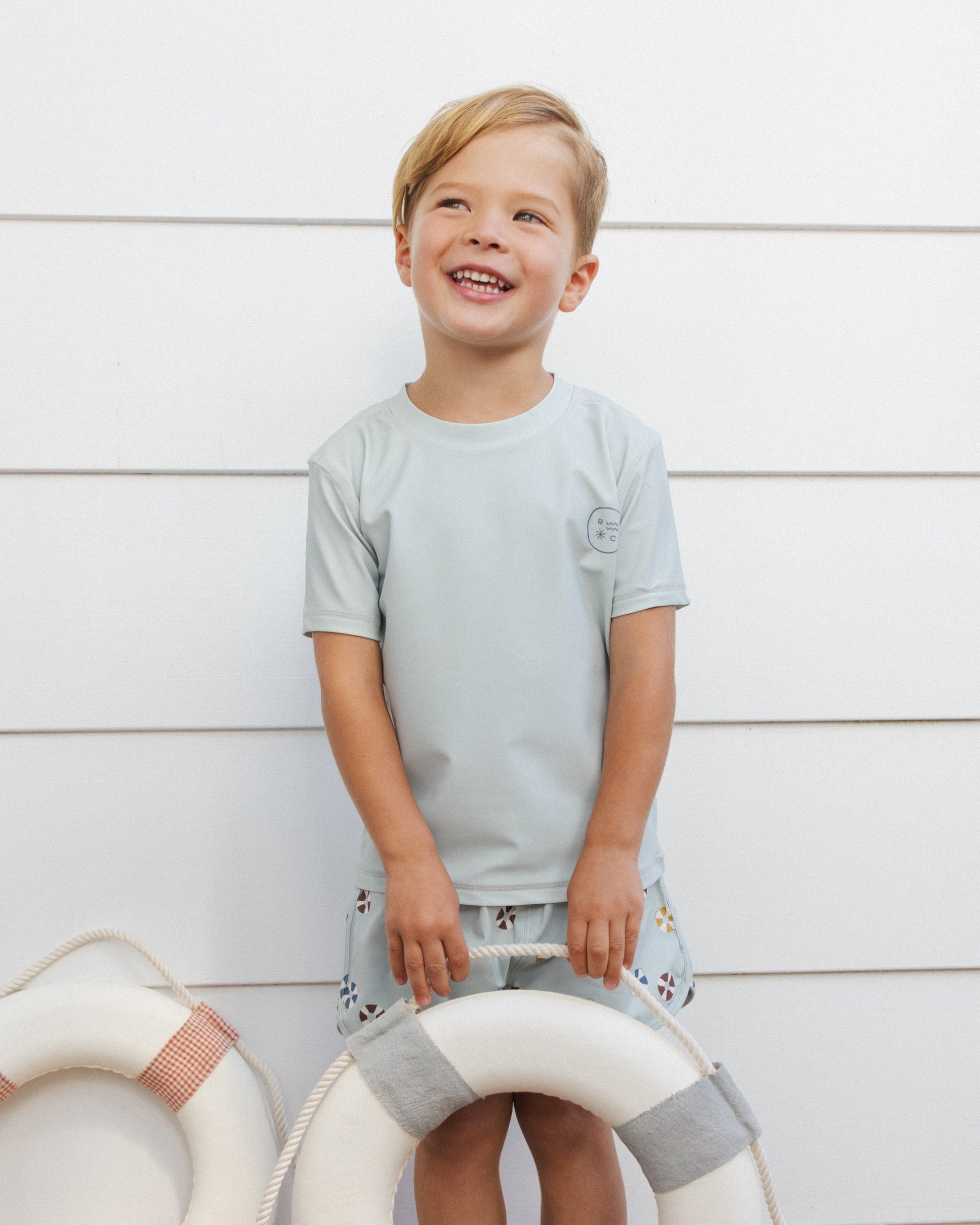 Short Sleeve Rashguard Seafoam