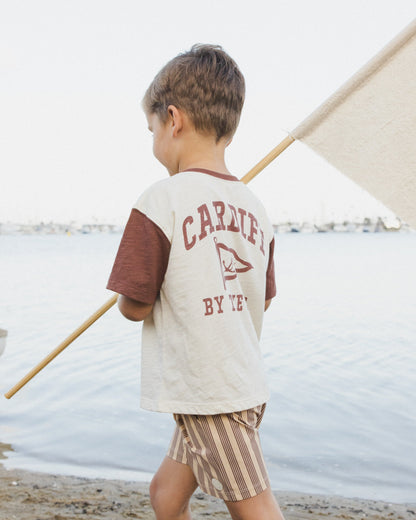 Contrast Short Sleeve Tee Cardiff By The Sea