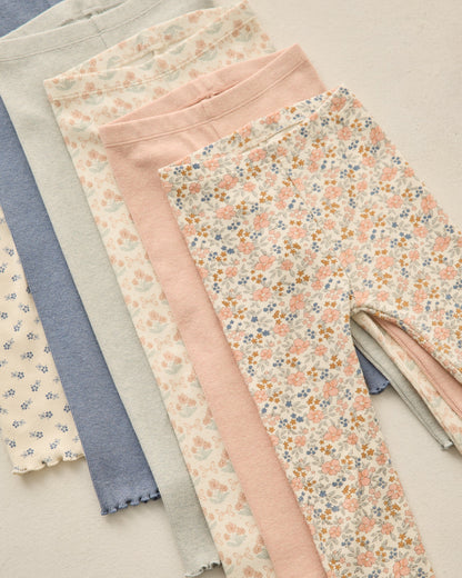 Ribbed Legging Set Blossom, Heathered Seafoam