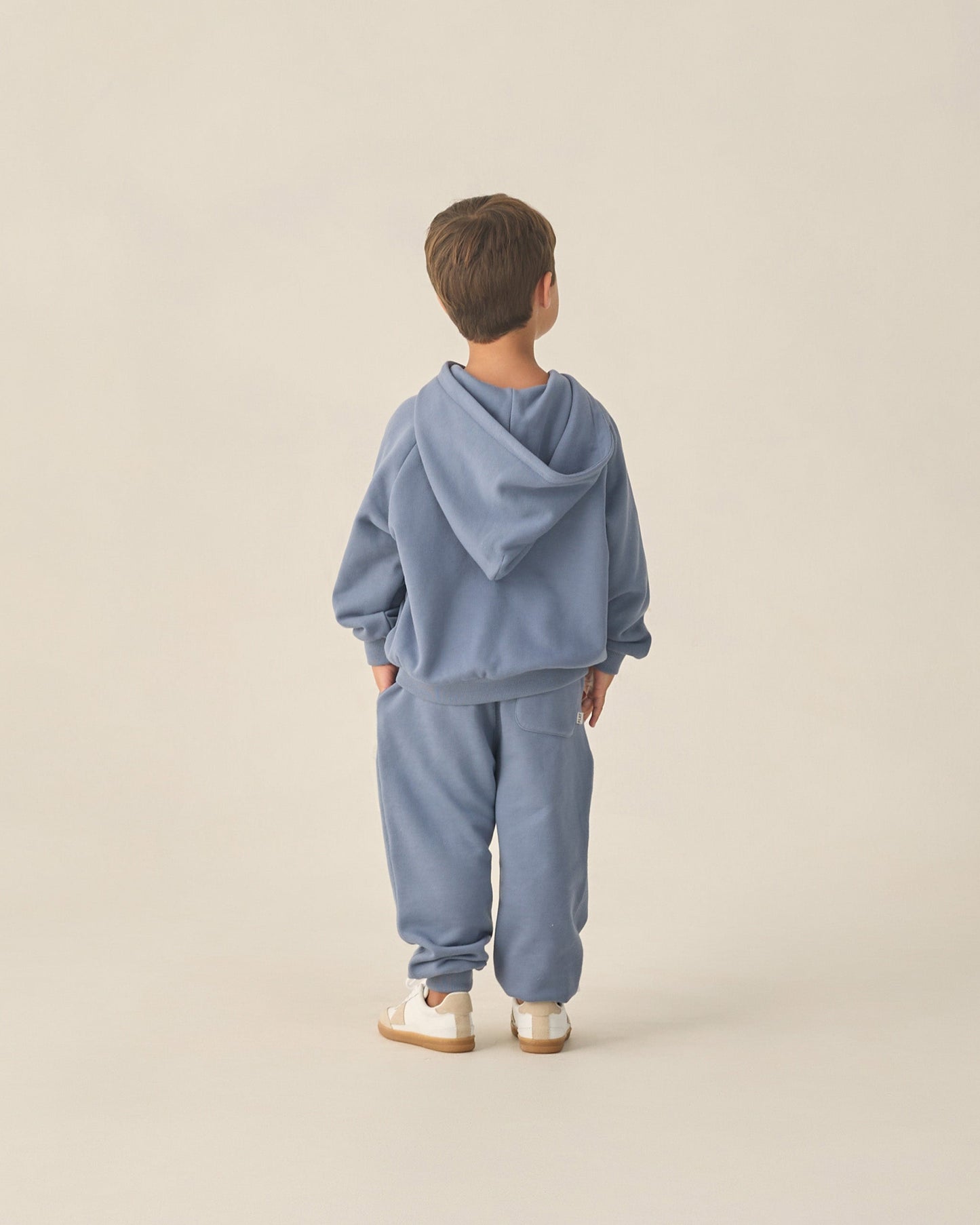 Zip Raglan Hoodie Marine