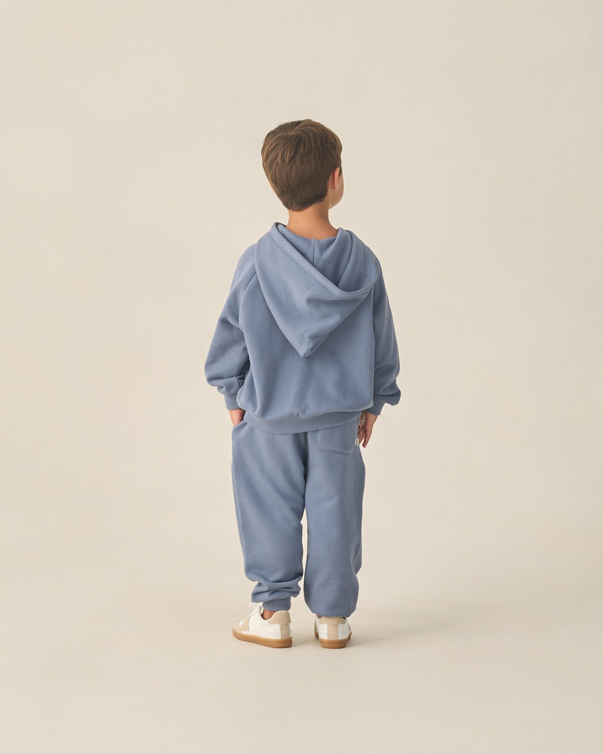 Zip Raglan Hoodie Marine