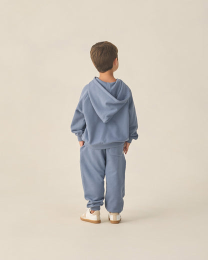 Zip Raglan Hoodie Marine
