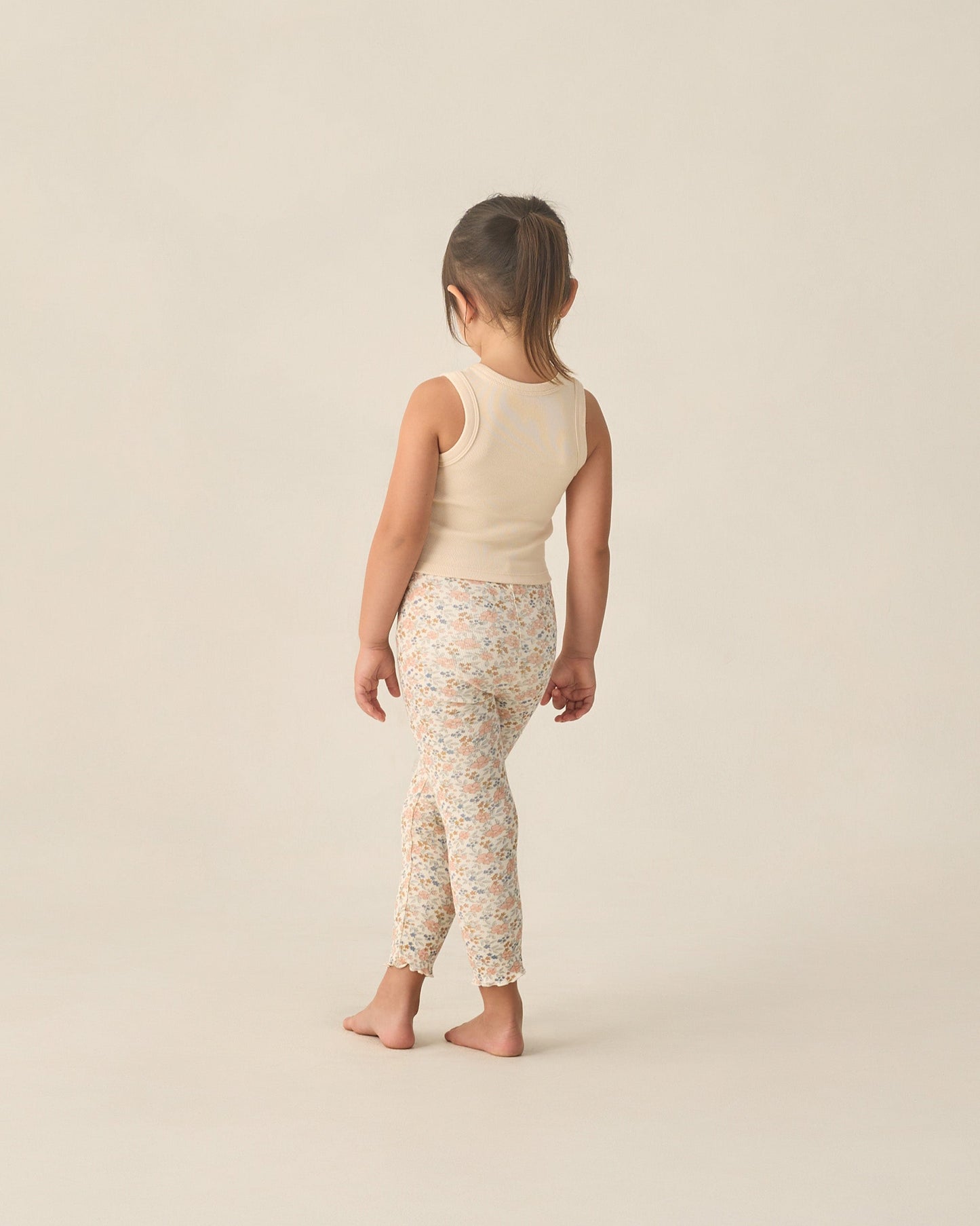 Ribbed Tank Set Ivory, Seafoam