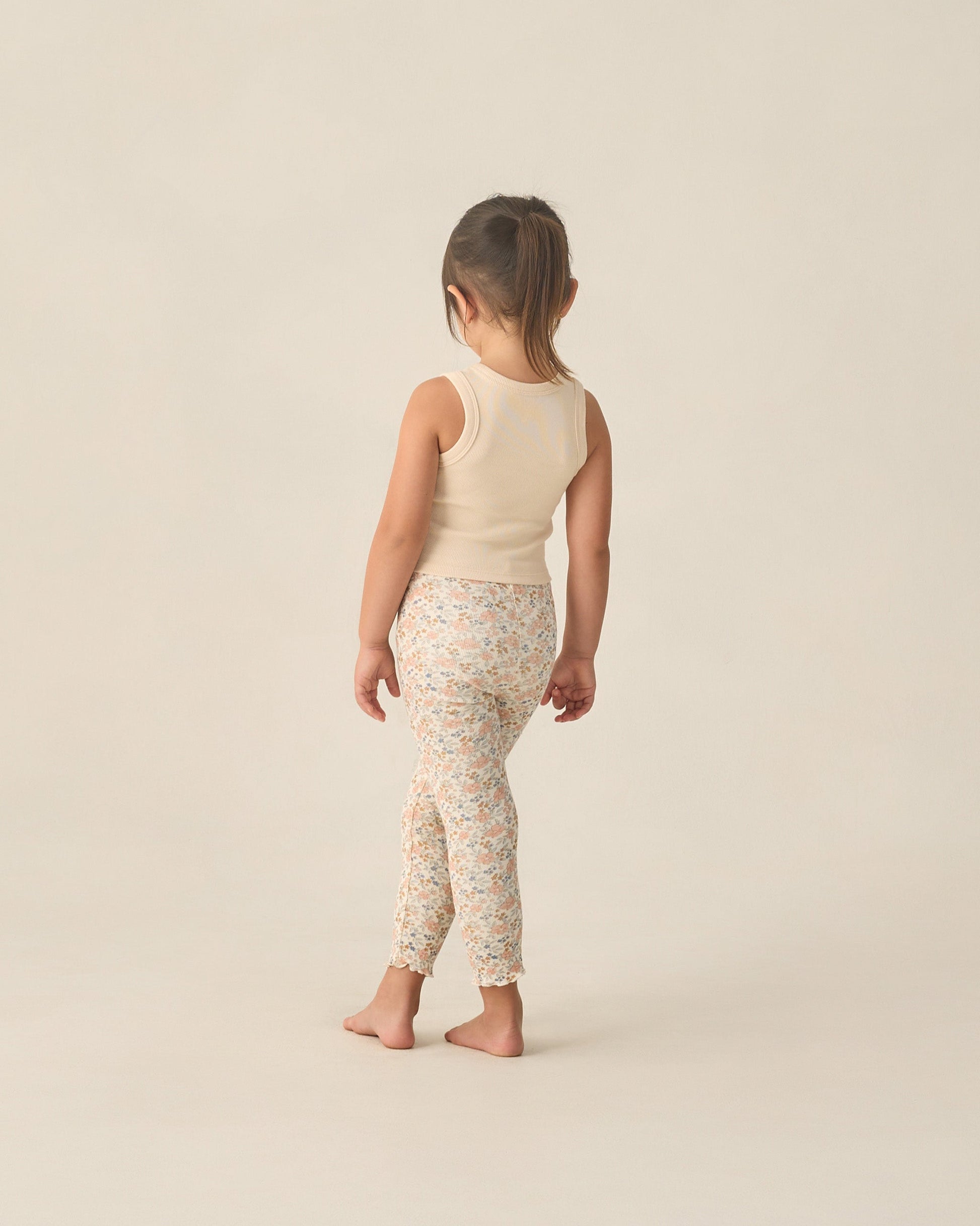 Ribbed Tank Set Ivory, Seafoam