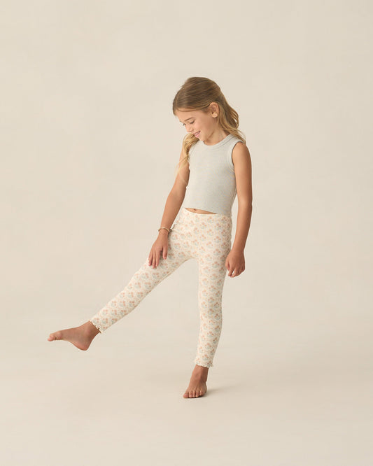Ribbed Tank Set Ivory, Seafoam