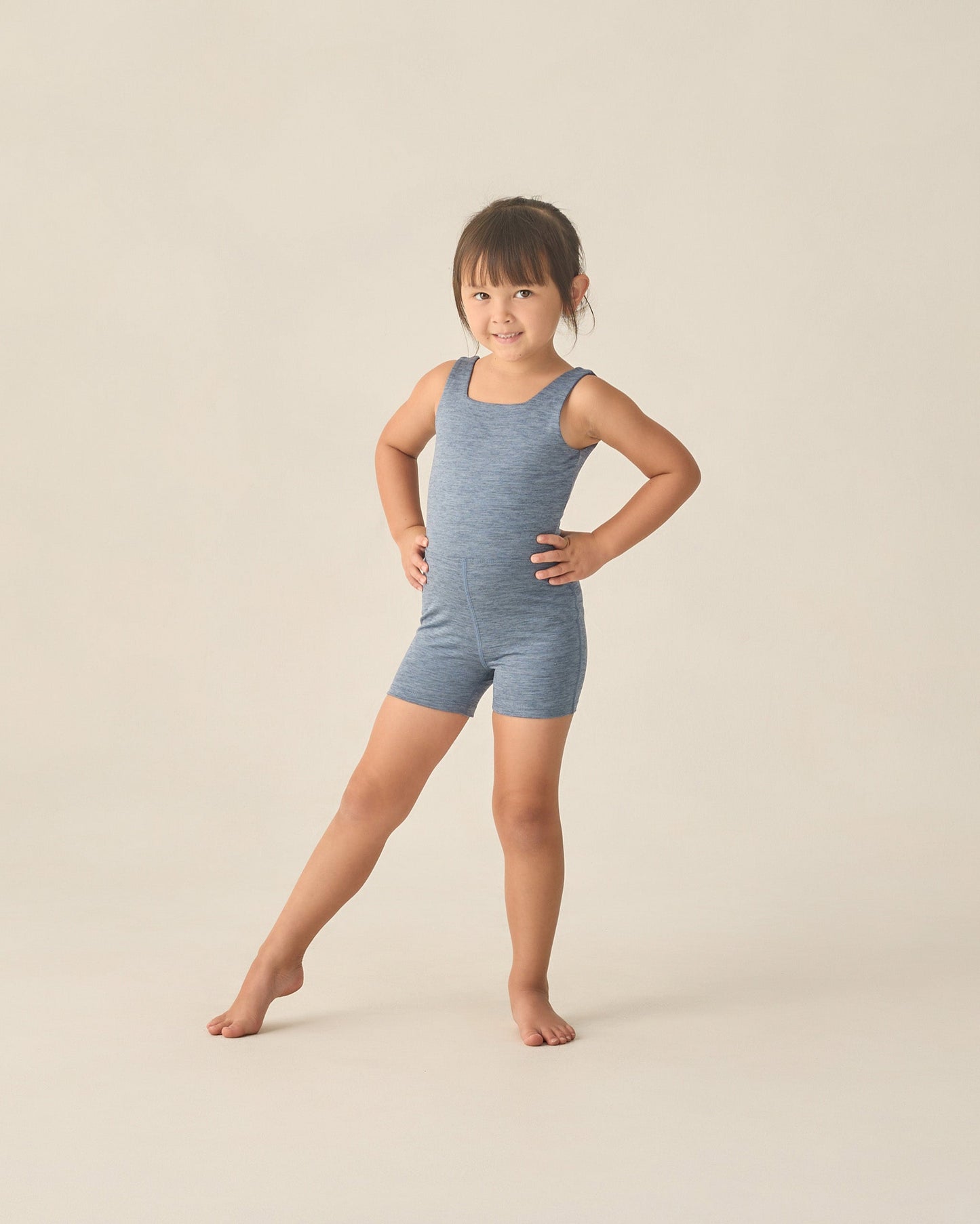 Malibu Bodysuit Heathered Marine