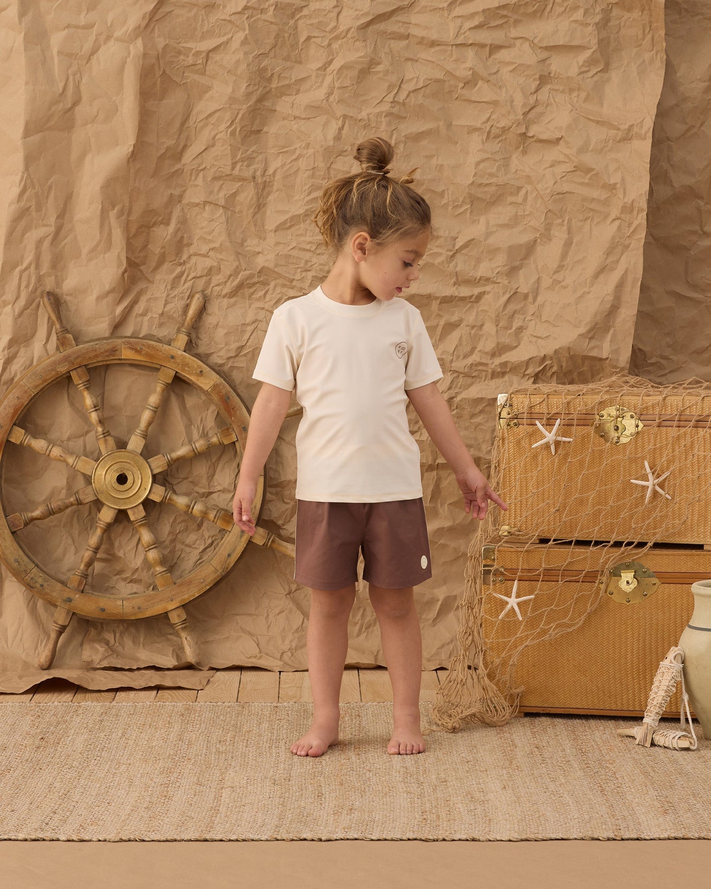Paneled Boardshort Chocolate