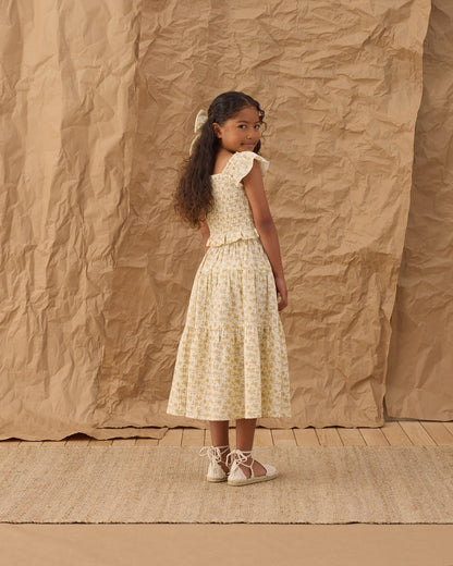 Zayla Top Yellow Floral