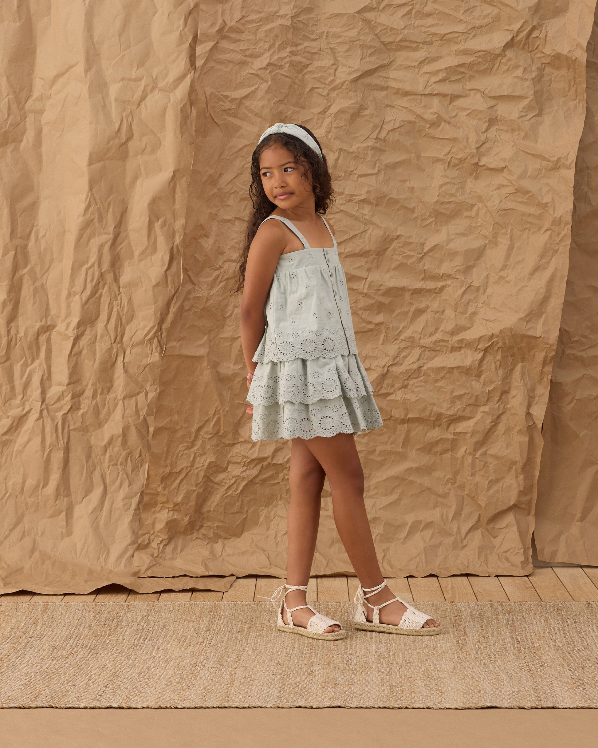 Rose Mini Skirt Seafoam