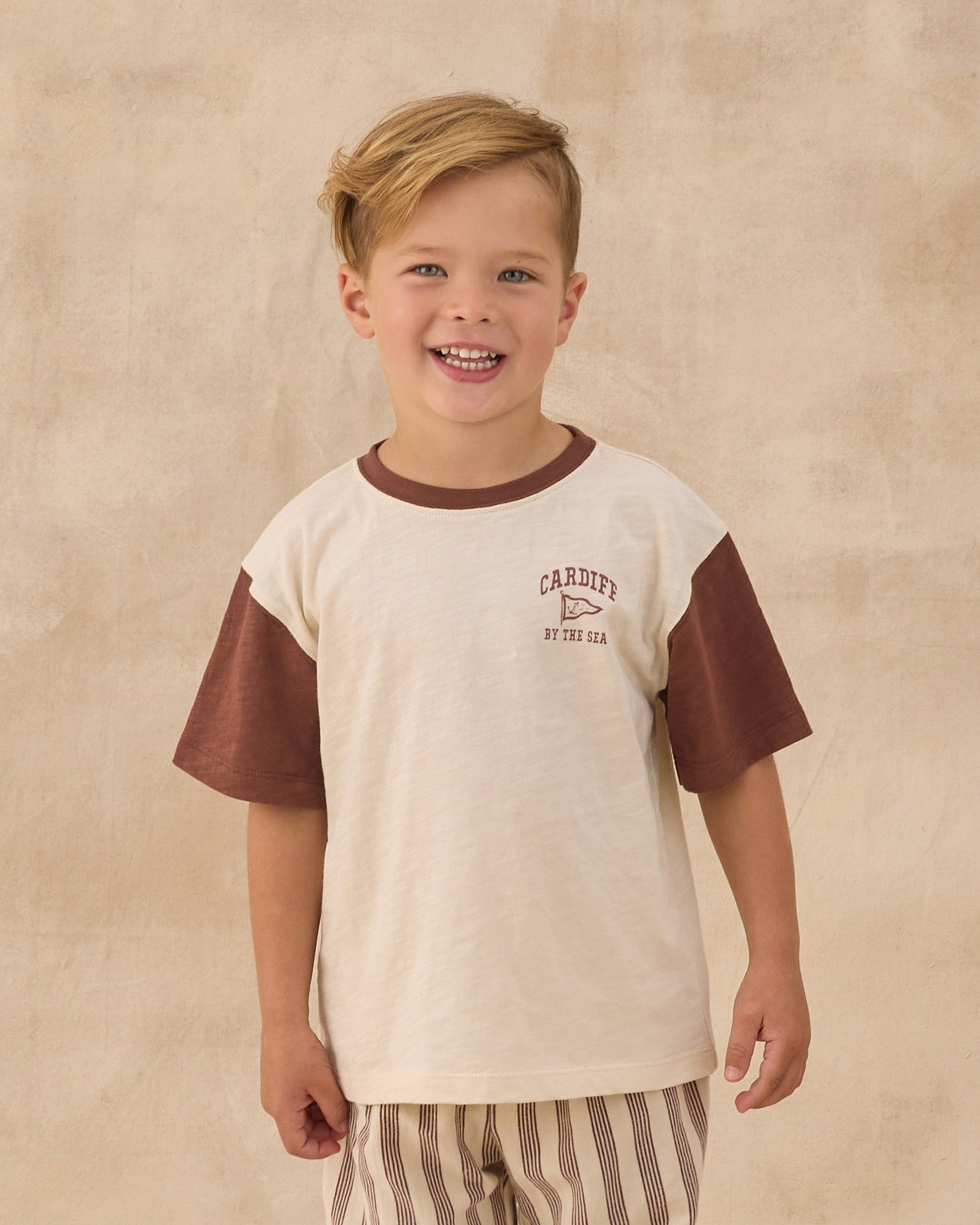 Contrast Short Sleeve Tee Cardiff By The Sea