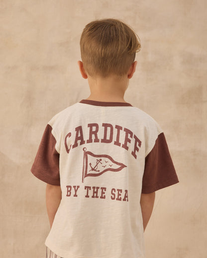 Contrast Short Sleeve Tee Cardiff By The Sea