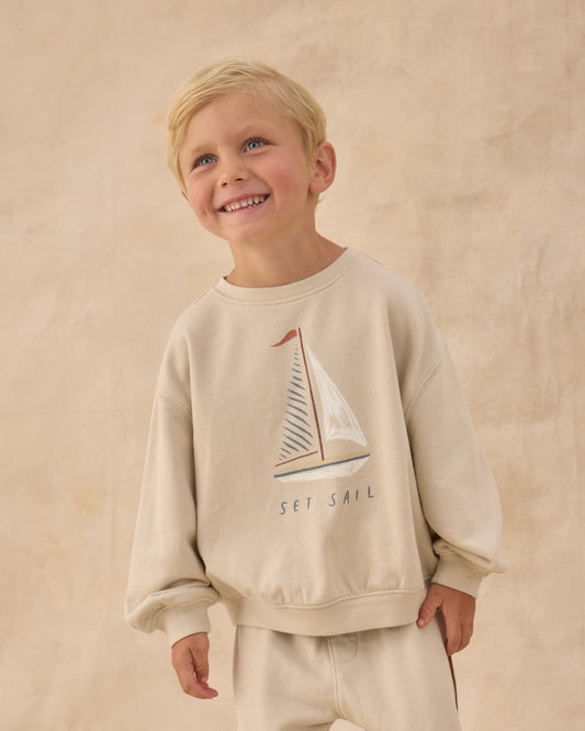 Oversized Sweatshirt Set Sail