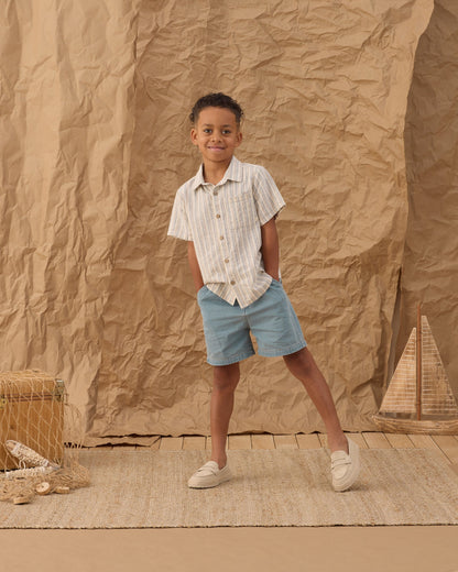 Dawson Short Washed Blue