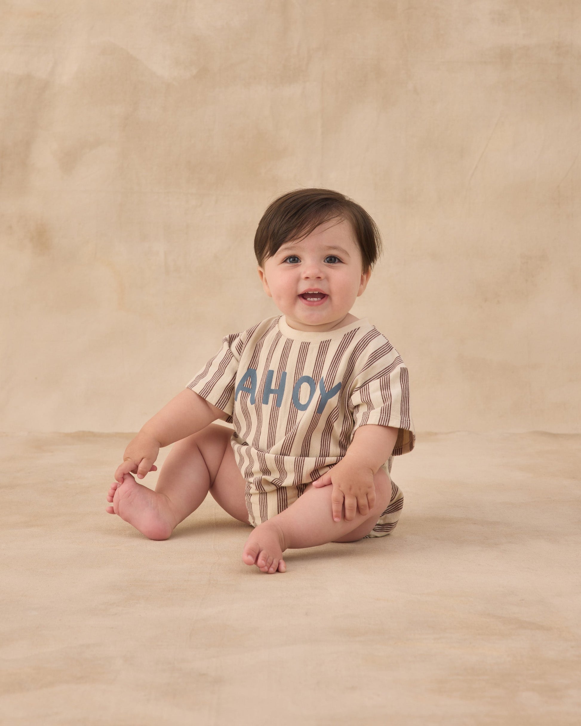 Relaxed Bubble Romper Ahoy