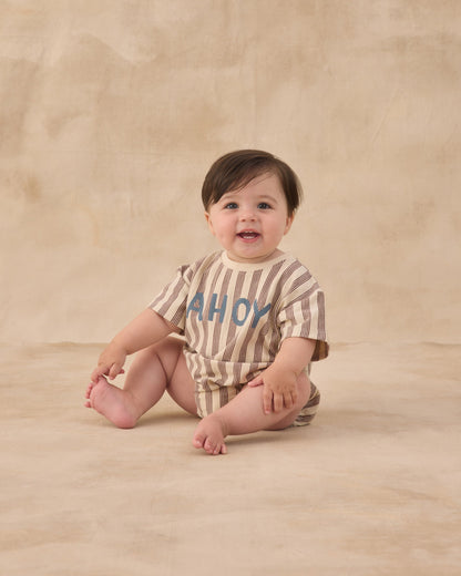 Relaxed Bubble Romper Ahoy