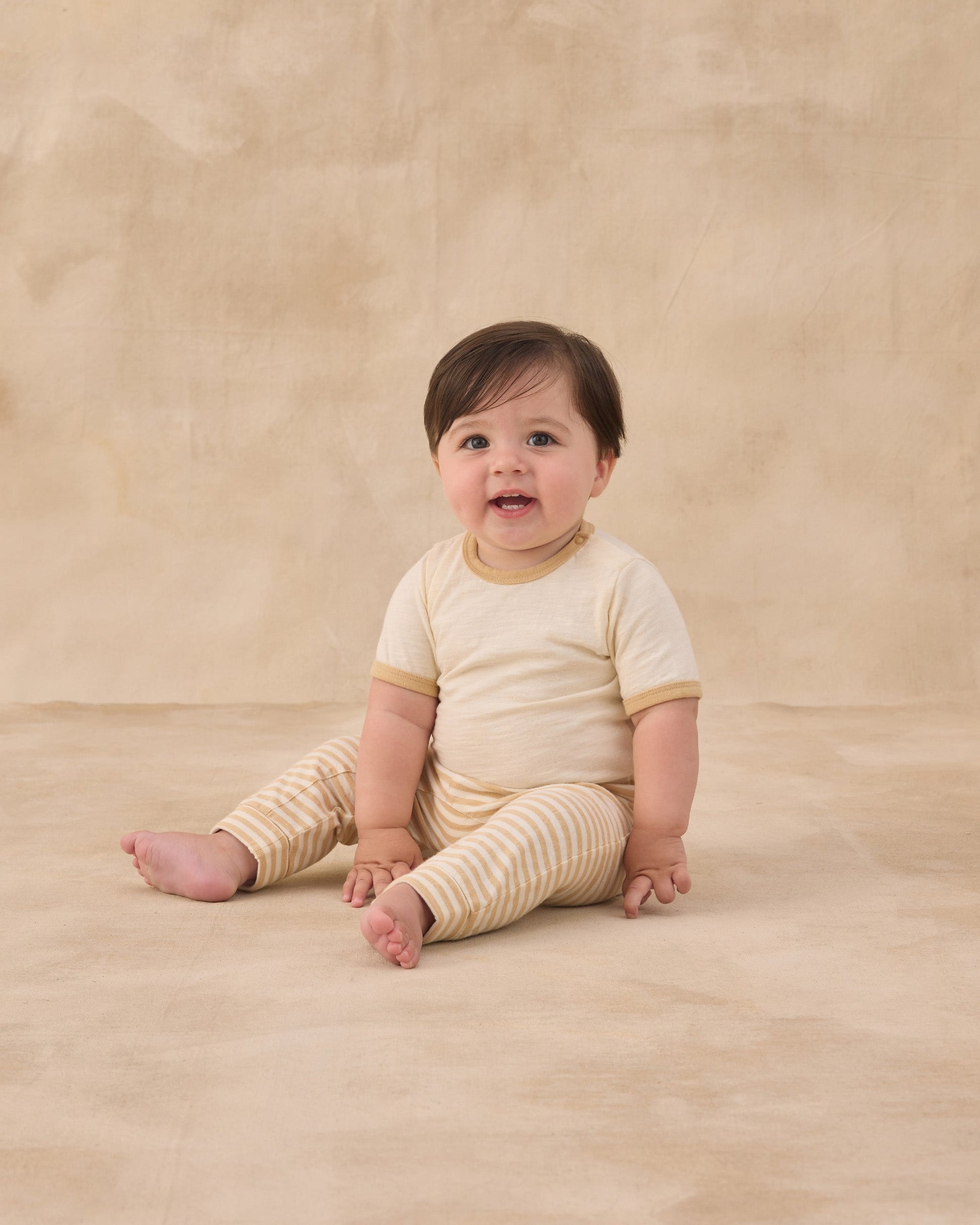 Ringer Bodysuit Butterscotch