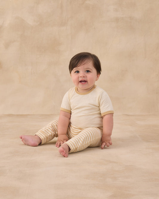 Ringer Bodysuit Butterscotch