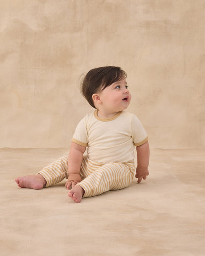 Ringer Bodysuit Butterscotch