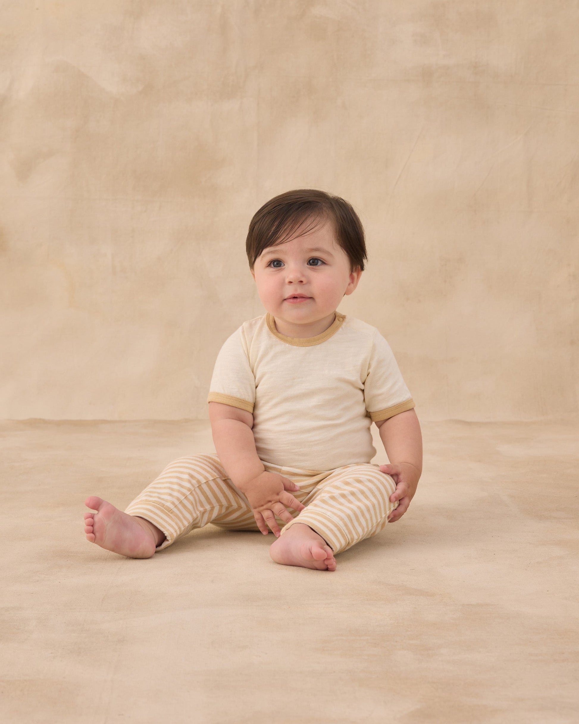 Ringer Bodysuit Butterscotch