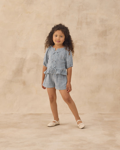 Juniper Set Marine Gingham