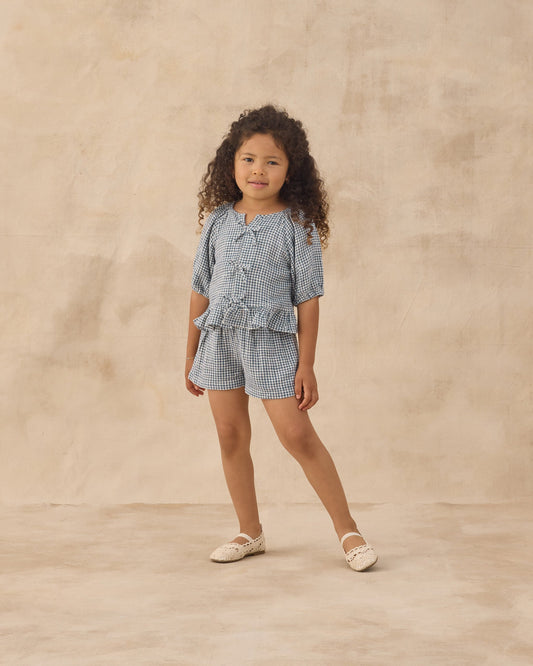 Juniper Set Marine Gingham