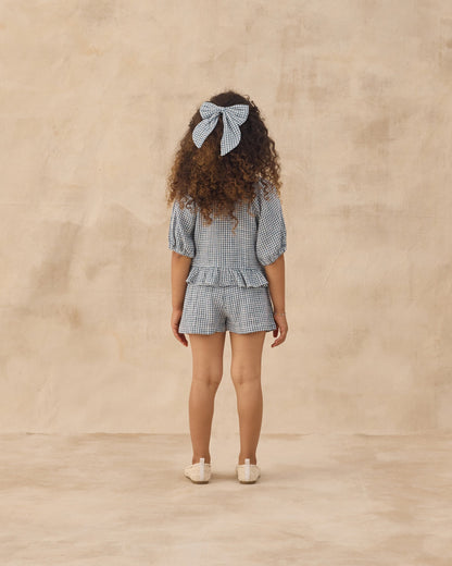 Juniper Set Marine Gingham