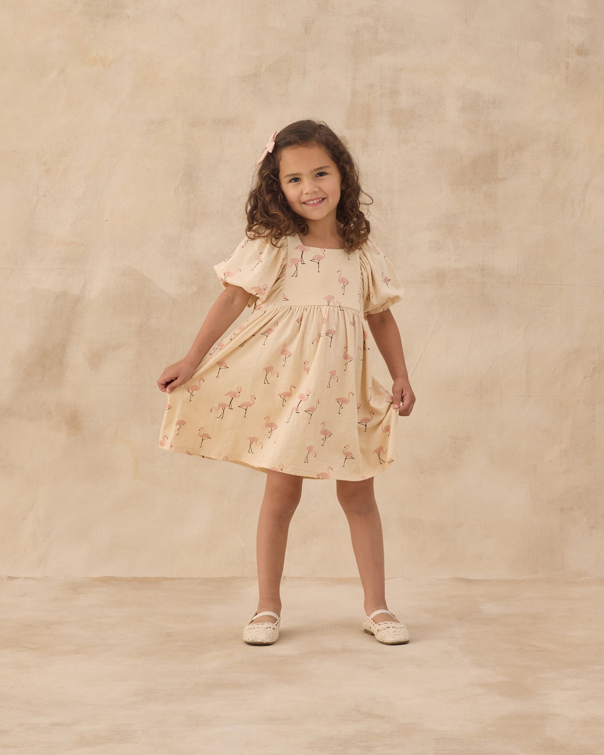 Brea Dress Flamingo