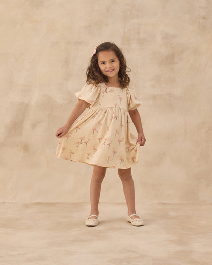 Brea Dress Flamingo
