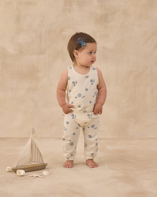 Tank + Slouch Pant Set Seashells