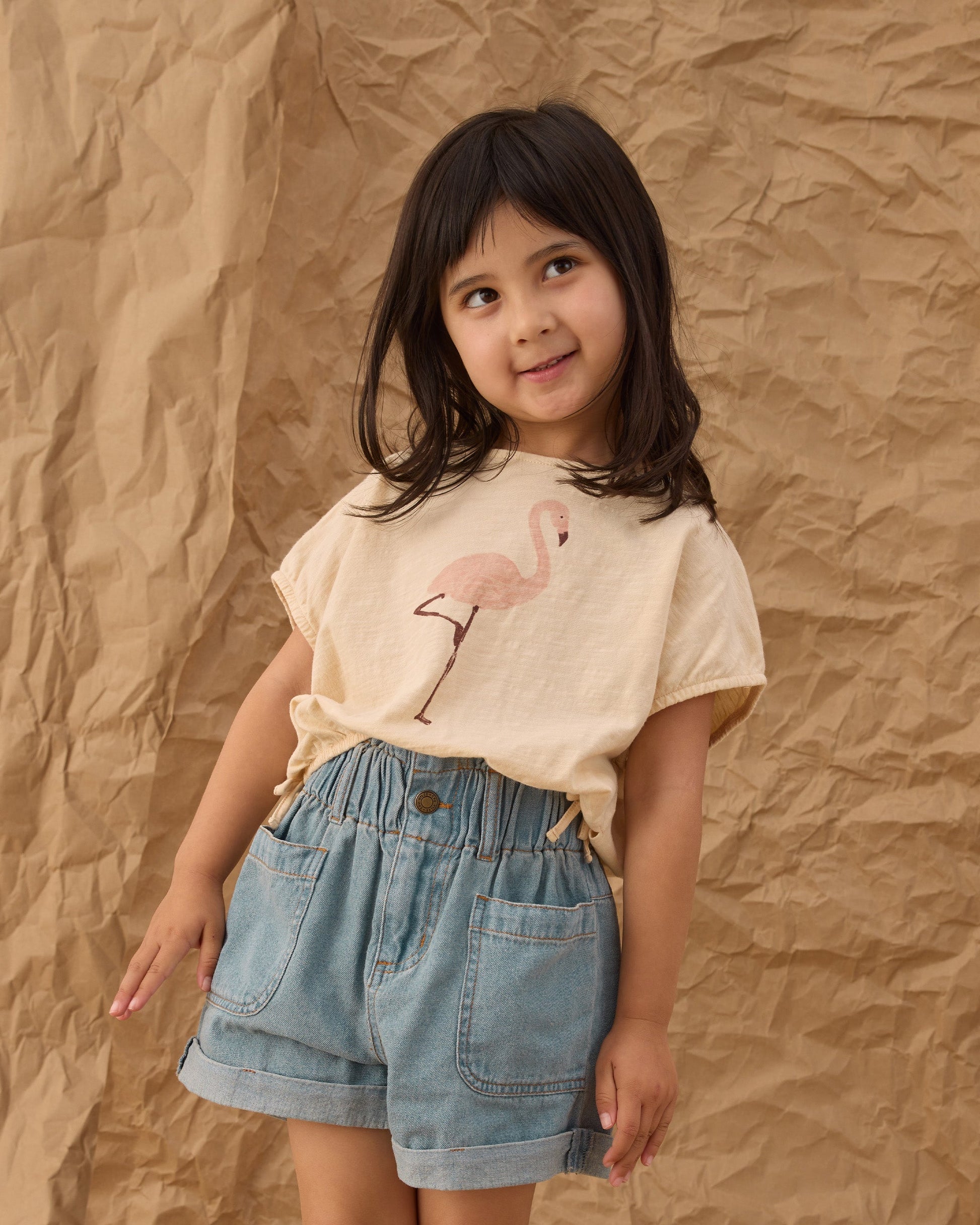 Alba Shorts Denim Washed Blue