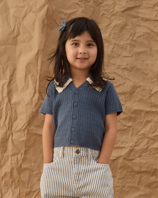 Sloane Knit Top Marine
