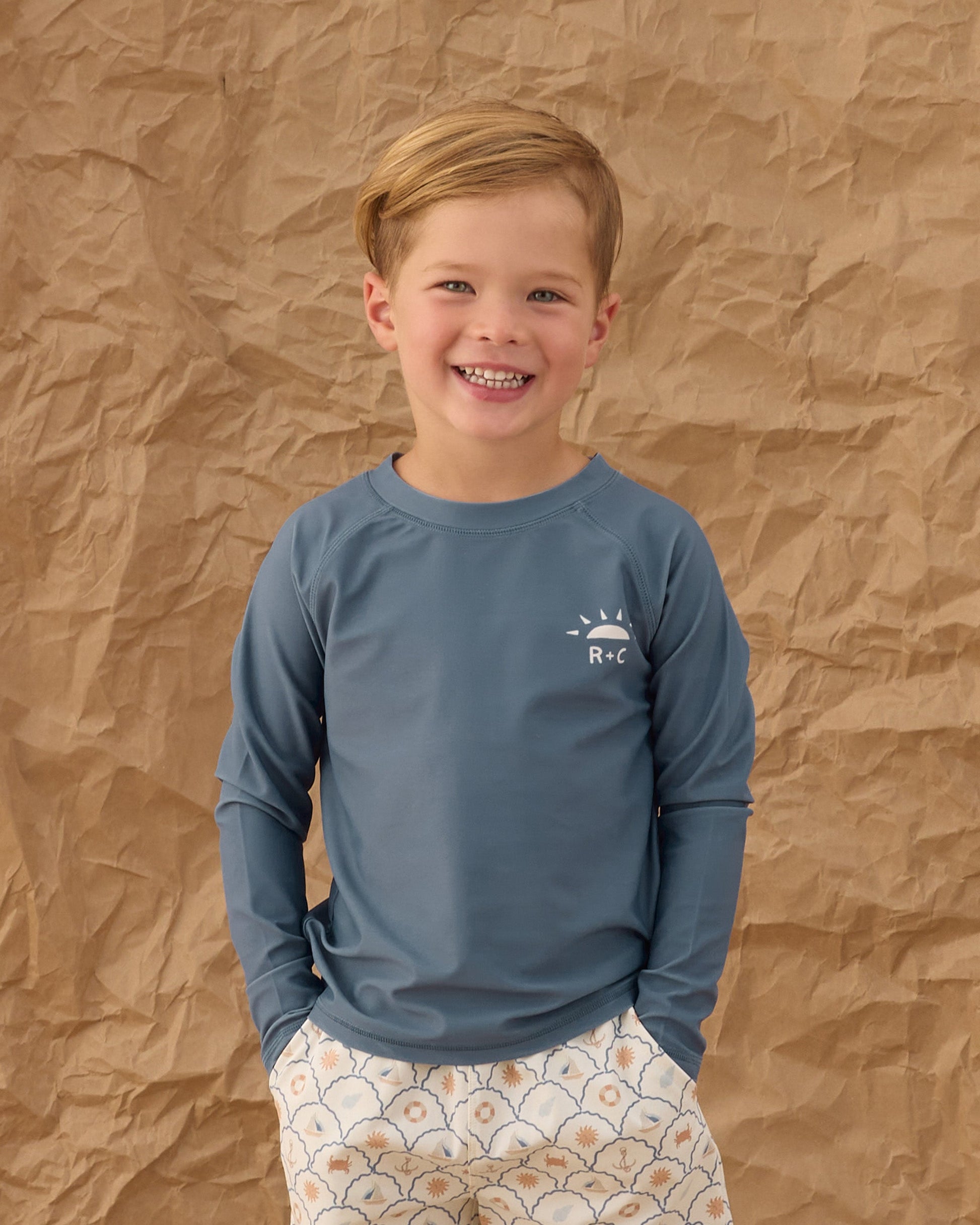 Long Sleeve Rashguard Marine