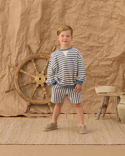 Relaxed Short Marine Stripe