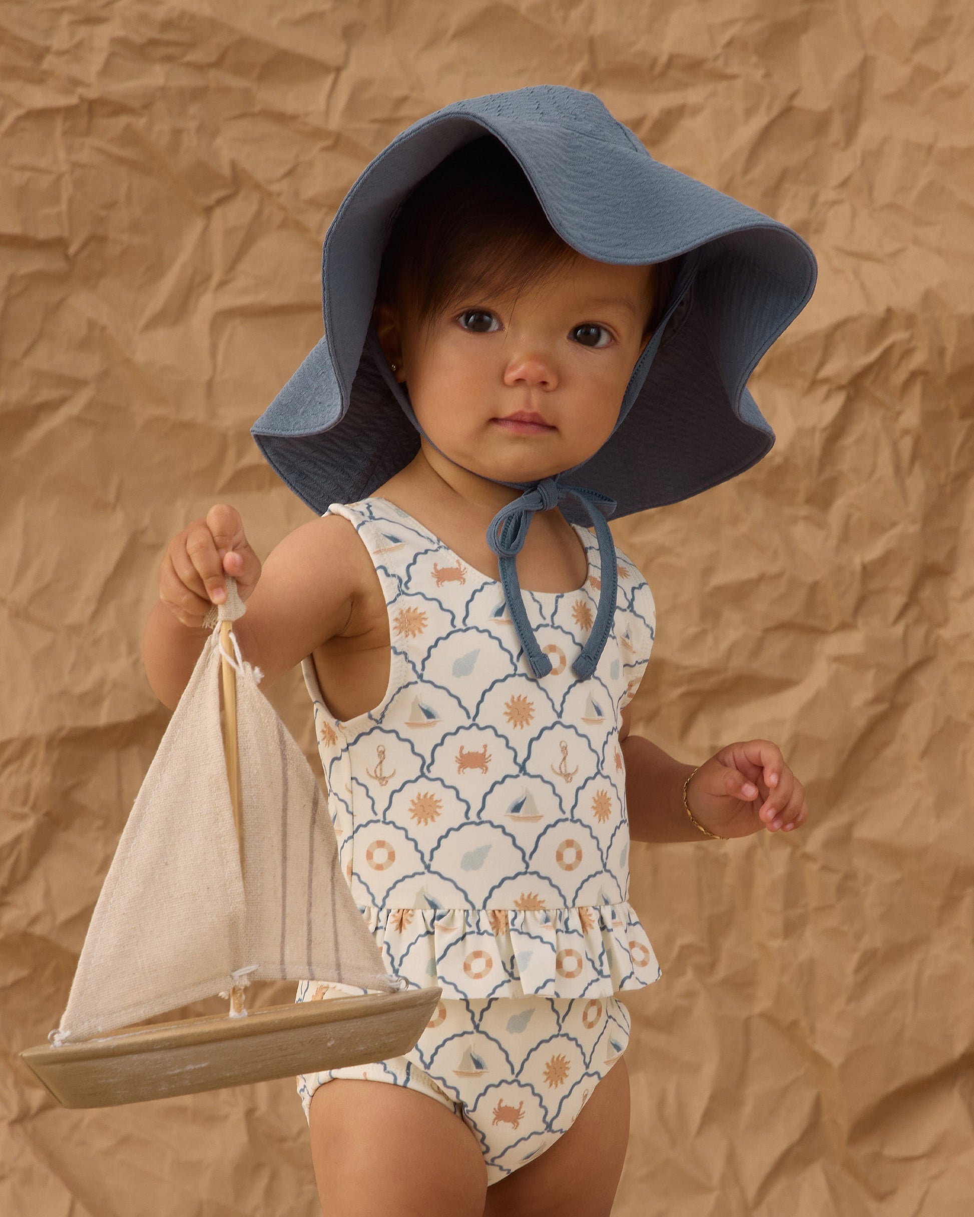 Skirted One-Piece Nautical