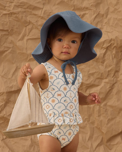 Floppy Swim Hat Marine