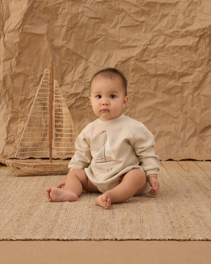 Crewneck Romper Set Sail