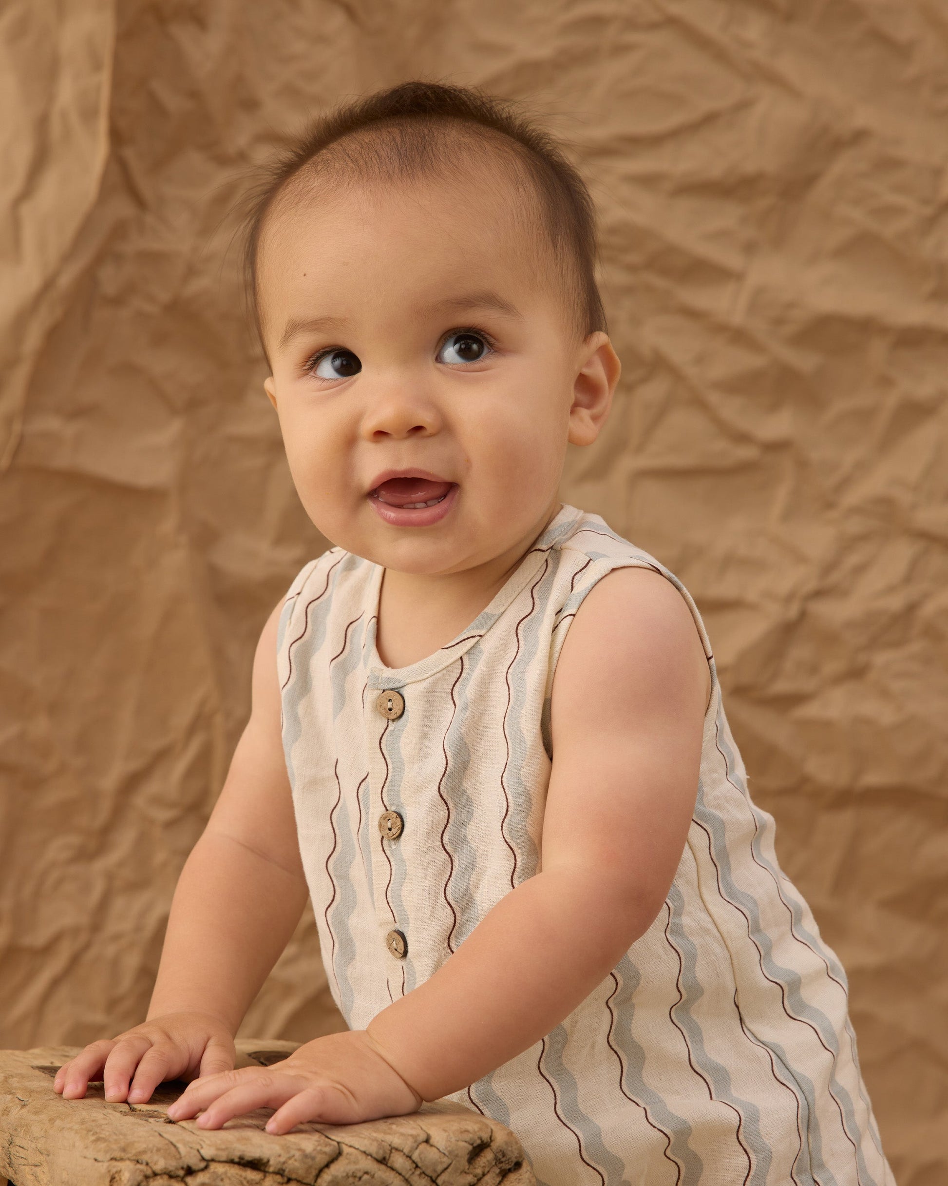 Maverick Romper Wave Stripe